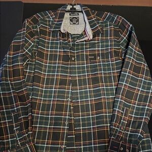 Vintage Point Zero Multicolor Plaid Button-Down Shirt